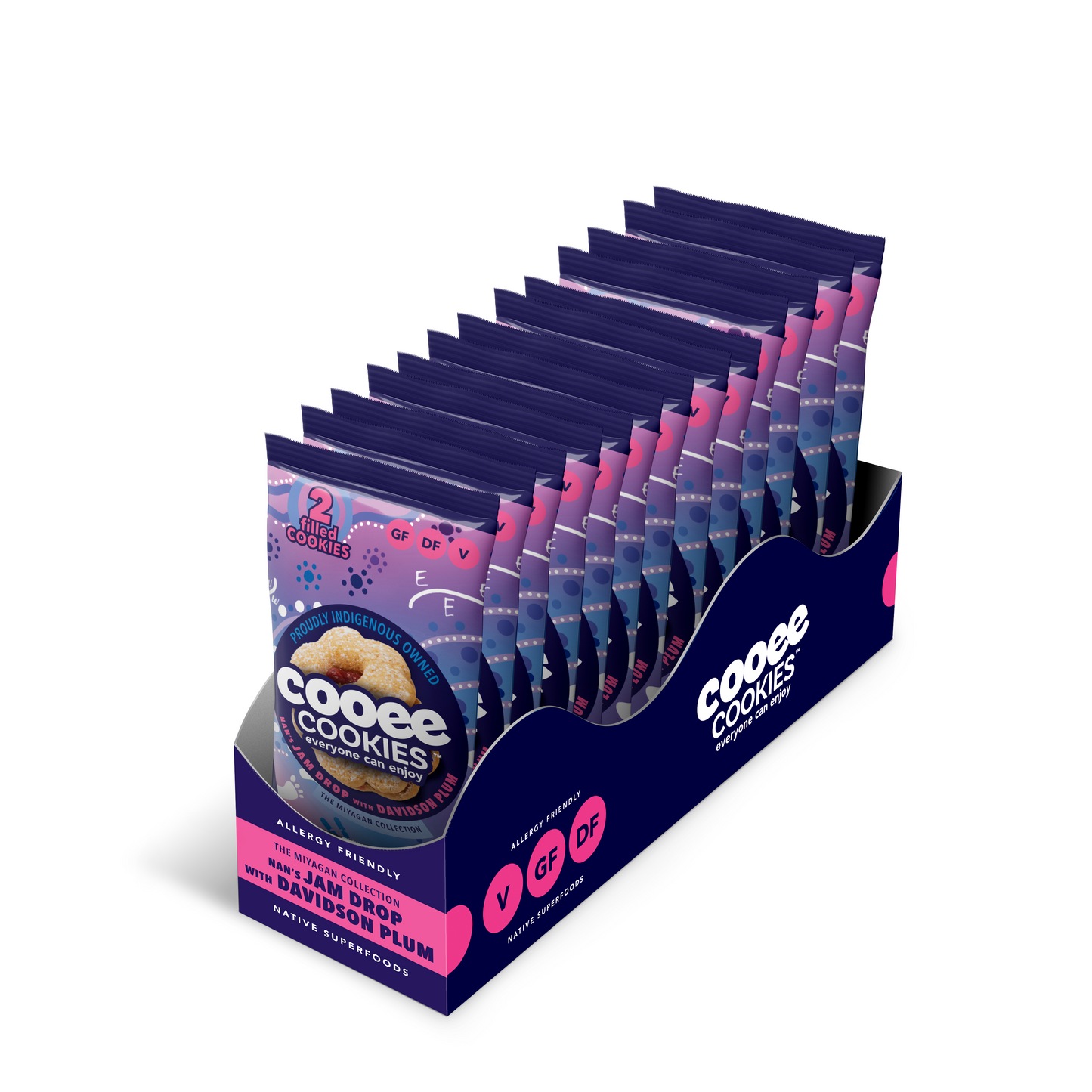 Shelf ready tray- Triple Choc & Muntries and Nan's jam drop. Whopping 40% OFF